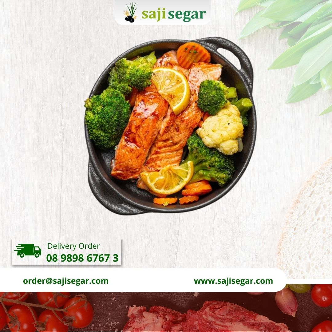 Steak Ikan Salmon / Steak 1 kg isi 4-5 pcs SALMON QUALITAS PREMIUM